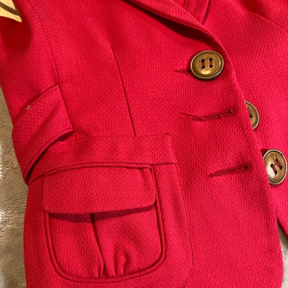 Nanette Lepore Pink Short Sleeve Jacket S10 - Picture 3 of 10